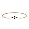 Load image into Gallery viewer, bezel-set-diamond-chain-bracelet-with-sapphire-in-yellow-gold-FDBRC9648GSABL-NL-YG