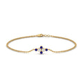Thumbnail 13 - bezel-set-diamond-chain-bracelet-with-sapphire-in-yellow-gold-FDBRC9648GSABL-NL-YG