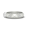Load image into Gallery viewer, bezel-set-diamond-mens-wedding-band-in-white-gold-fdm1284-nl-wg-hw