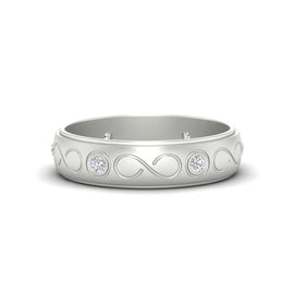 Infinity Design Mens Promise Ring
