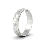 Load image into Gallery viewer, bezel-set-diamond-mens-wedding-band-in-white-gold-fdm1284angle2-nl-wg
