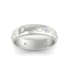 Load image into Gallery viewer, bezel-set-diamond-mens-wedding-band-in-white-gold-fdm1284angle5-nl-wg