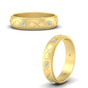 Load image into Gallery viewer, bezel-set-diamond-mens-wedding-band-in-yellow-gold-fdm1284angle3-nl-yg