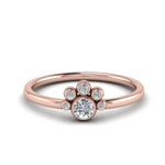 Load image into Gallery viewer, bezel-set-diamond-stacking-promise-ring-in-rose-gold-FD72035ROR-NL-RG
