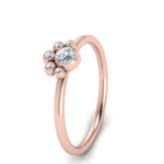 Load image into Gallery viewer, bezel-set-diamond-stacking-promise-ring-in-rose-gold-FD72035ROR-NL-RG
