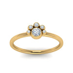 Load image into Gallery viewer, bezel-set-diamond-stacking-promise-ring-in-yellow-gold-FD72035ROR-NL-YG
