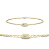 Load image into Gallery viewer, bezel-set-emerald-cut-diamond-chain-bracelet-0.50-carat-in-yellow-gold-FDBRC11133EM-0.50CT-NL-YG