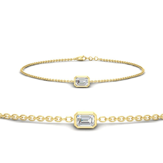 bezel-set-emerald-cut-diamond-chain-bracelet-0.50-carat-in-yellow-gold-FDBRC11133EM-0.50CT-NL-YG