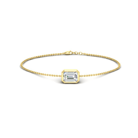 bezel-set-emerald-cut-diamond-chain-bracelet-0.50-carat-in-yellow-gold-FDBRC11133EMANGLE2-0.50CT-NL-YG