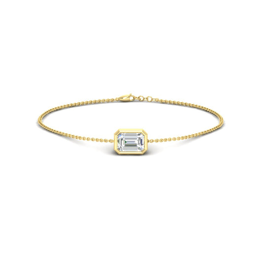 bezel-set-emerald-cut-diamond-chain-bracelet-0.50-carat-in-yellow-gold-FDBRC11133EMANGLE2-0.50CT-NL-YG