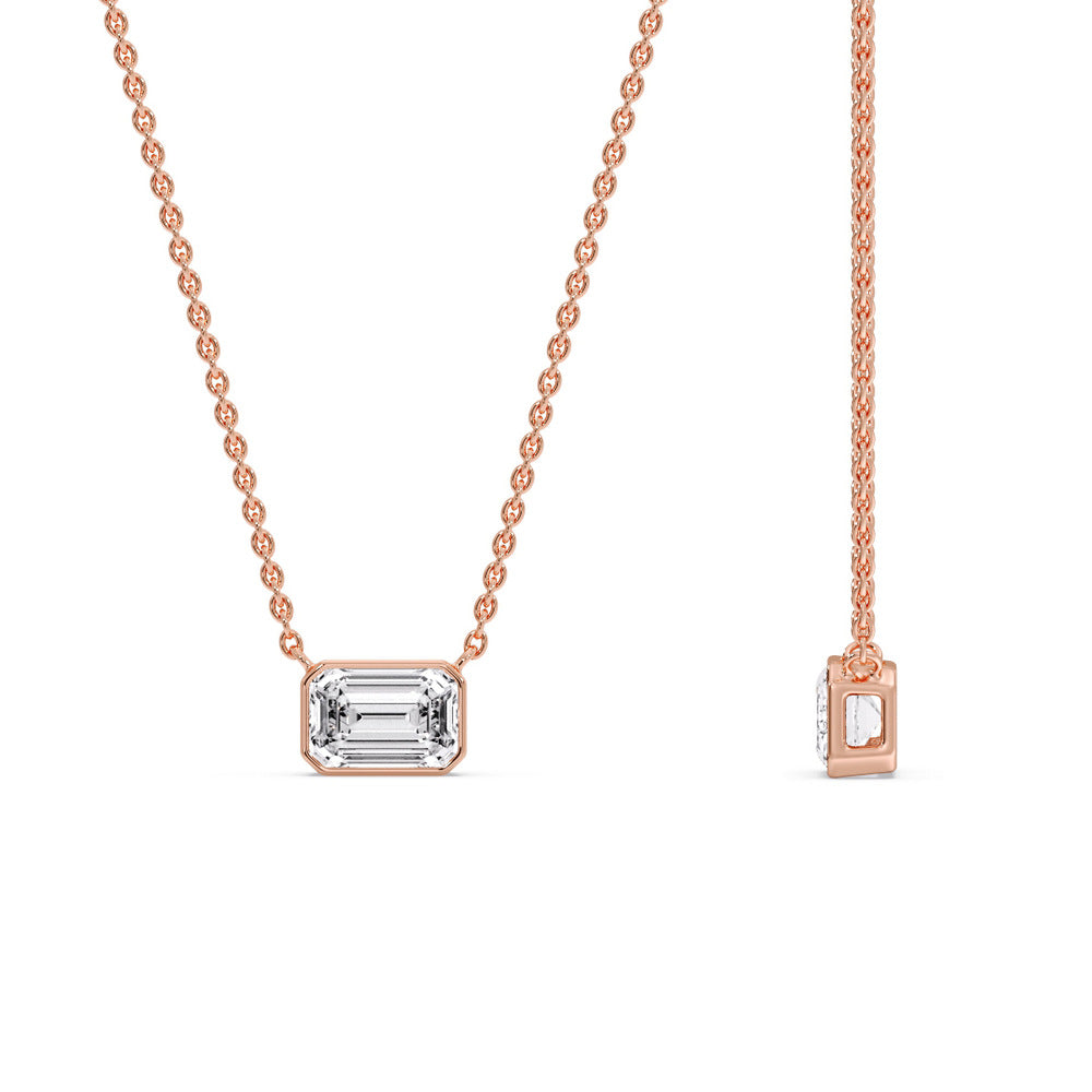 bezel-set-emerald-cut-diamond-necklace-in-rose-gold-fdpd10538emangle3-0-50ct-nl-rg