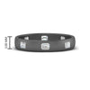 Load image into Gallery viewer, bezel-set-emerald-cut-diamond-spaced-wedding-band-in-black-gold-FD10979EM-NL-BG
