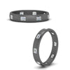 Load image into Gallery viewer, bezel-set-emerald-cut-diamond-spaced-wedding-band-in-black-gold-FD10979EM-NL-BG