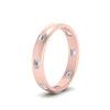 Load image into Gallery viewer, bezel-set-emerald-cut-diamond-spaced-wedding-band-in-rose-gold-FD10979EM-NL-RG