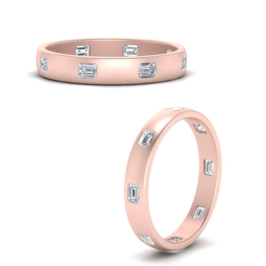 bezel-set-emerald-cut-diamond-spaced-wedding-band-in-rose-gold-FD10979EM-NL-RG