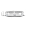 Load image into Gallery viewer, bezel-set-emerald-cut-diamond-spaced-wedding-band-in-white-gold-FD10979EM-NL-WG