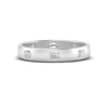 Load image into Gallery viewer, bezel-set-emerald-cut-diamond-spaced-wedding-band-in-white-gold-FD10979EM-NL-WG