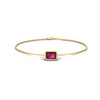 Load image into Gallery viewer, bezel-set-emerald-cut-pink-sapphire-chain-bracelet-0.50-carat-in-yellow-gold-FDBRC11133EMGSADRPIANGLE1-0.50CT-NL-YG