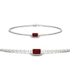 Load image into Gallery viewer, bezel-set-emerald-cut-ruby-chain-bracelet-0.50-carat-in-white-gold-FDBRC11133EMGRUDR-0.50CT-NL-WG