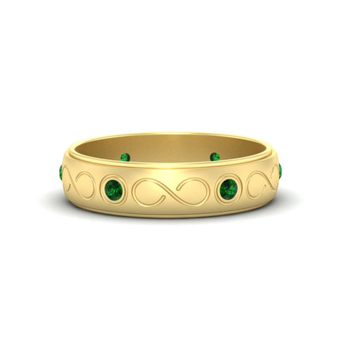 bezel-set-emerald-mens-wedding-band-in-yellow-gold-fdm1284gemgr-nl-yg