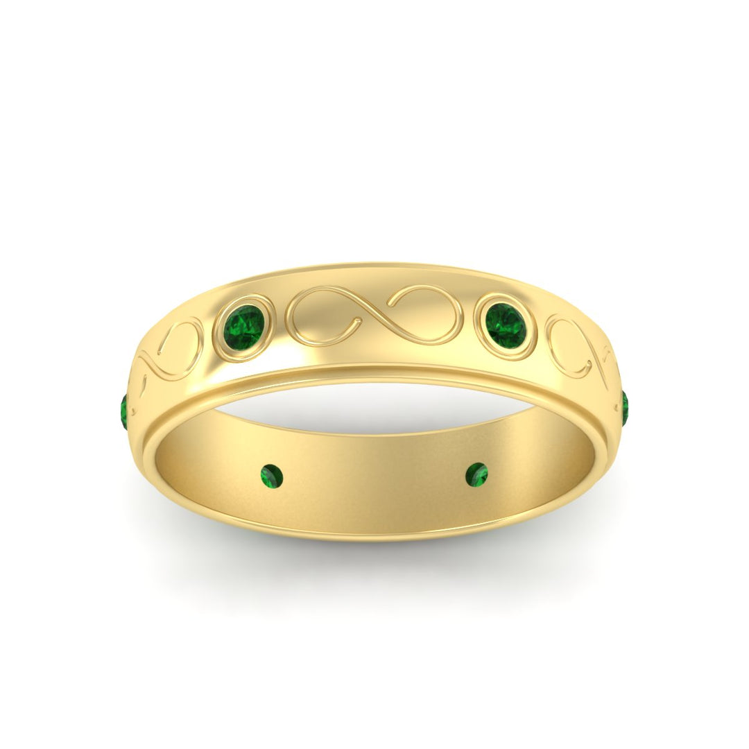 bezel-set-emerald-mens-wedding-band-in-yellow-gold-fdm1284gemgrangle5-nl-yg