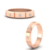 Load image into Gallery viewer, bezel-set-mens-diamond-band-in-rose-gold-fdm123879angle3-nl-rg