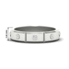 Load image into Gallery viewer, bezel-set-mens-diamond-band-in-white-gold-fdm123879-nl-wg-hw