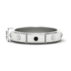 Load image into Gallery viewer, bezel-set-mens-diamond-band-with-black-diamond-in-white-gold-fdm123879gblack-nl-wg-hw