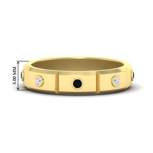 bezel-set-mens-diamond-band-with-black-diamond-in-yellow-gold-fdm123879gblack-nl-yg-hw