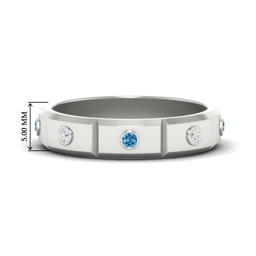 bezel-set-mens-diamond-band-with-blue-topaz-in-white-gold-fdm123879gicblto-nl-wg-hw
