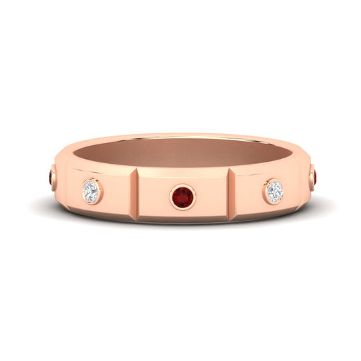 bezel-set-mens-diamond-band-with-ruby-in-rose-gold-fdm123879grudr-nl-rg