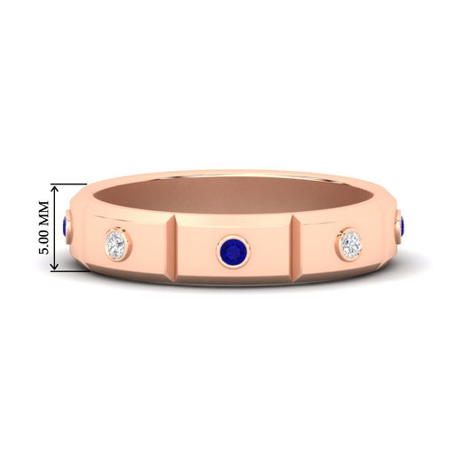 bezel-set-mens-diamond-band-with-sapphire-in-rose-gold-fdm123879gsabl-nl-rg-hw