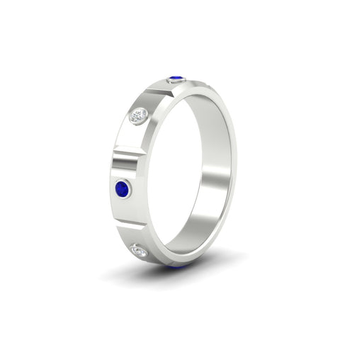 bezel-set-mens-diamond-band-with-sapphire-in-white-gold-fdm123879gsablangle2-nl-wg