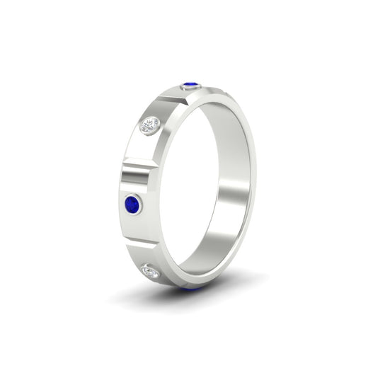 bezel-set-mens-diamond-band-with-sapphire-in-white-gold-fdm123879gsablangle2-nl-wg
