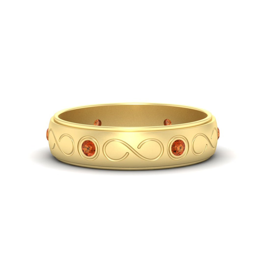 bezel-set-orange-sapphire-mens-wedding-band-in-yellow-gold-fdm1284gsaor-nl-yg