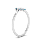 Load image into Gallery viewer, bezel-set-pear-crown-blue-topaz-engagement-ring-in-white-gold-FD1046PERGICBLTOANGLE2-NL-WG.jpg?v=1766490257