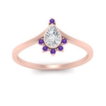 Load image into Gallery viewer, bezel-set-pear-crown-purple-topaz-engagement-ring-in-rose-gold-FD1046PERGVITOANGLE5-NL-RG.jpg?v=1766490257