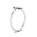 Load image into Gallery viewer, bezel-set-pear-crown-sapphire-engagement-ring-in-white-gold-FD1046PERGSABLANGLE2-NL-WG.jpg?v=1766490256