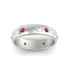 Load image into Gallery viewer, bezel-set-pink-sapphire-mens-wedding-band-in-white-gold-fdm1284gsadrpiangle5-nl-wg