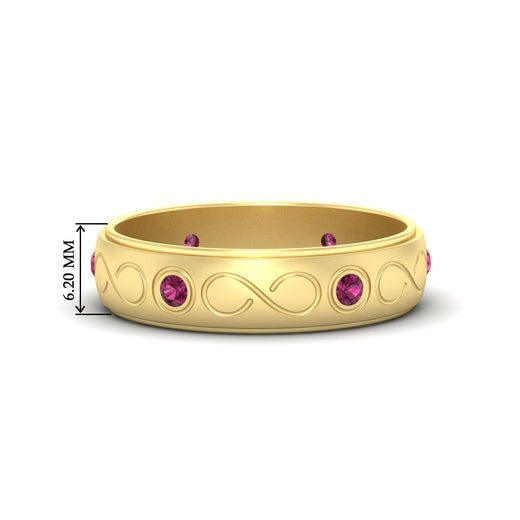 bezel-set-pink-sapphire-mens-wedding-band-in-yellow-gold-fdm1284gsadrpi-nl-yg-hw