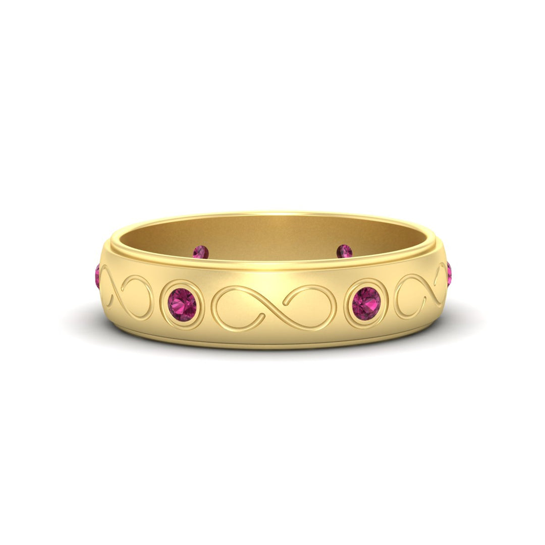 bezel-set-pink-sapphire-mens-wedding-band-in-yellow-gold-fdm1284gsadrpi-nl-yg