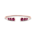 Thumbnail 7 - Bezel Set Open Stacking Rings