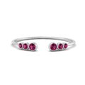 Thumbnail 37 - Bezel Set Open Stacking Rings