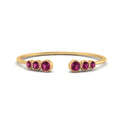 Thumbnail 71 - Bezel Set Open Stacking Rings