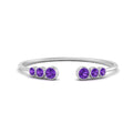 Thumbnail 57 - Bezel Set Open Stacking Rings