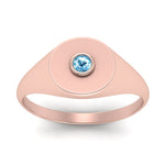 Load image into Gallery viewer, Bezel Set Round Signet Ring
