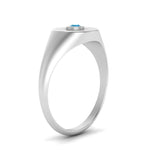 Load image into Gallery viewer, Bezel Set Round Signet Ring
