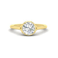 Thumbnail 10 - Bezel Set Round Split Engagement Ring