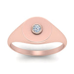 Load image into Gallery viewer, Bezel Set Round Signet Ring
