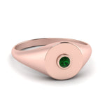 Load image into Gallery viewer, Bezel Set Round Signet Ring
